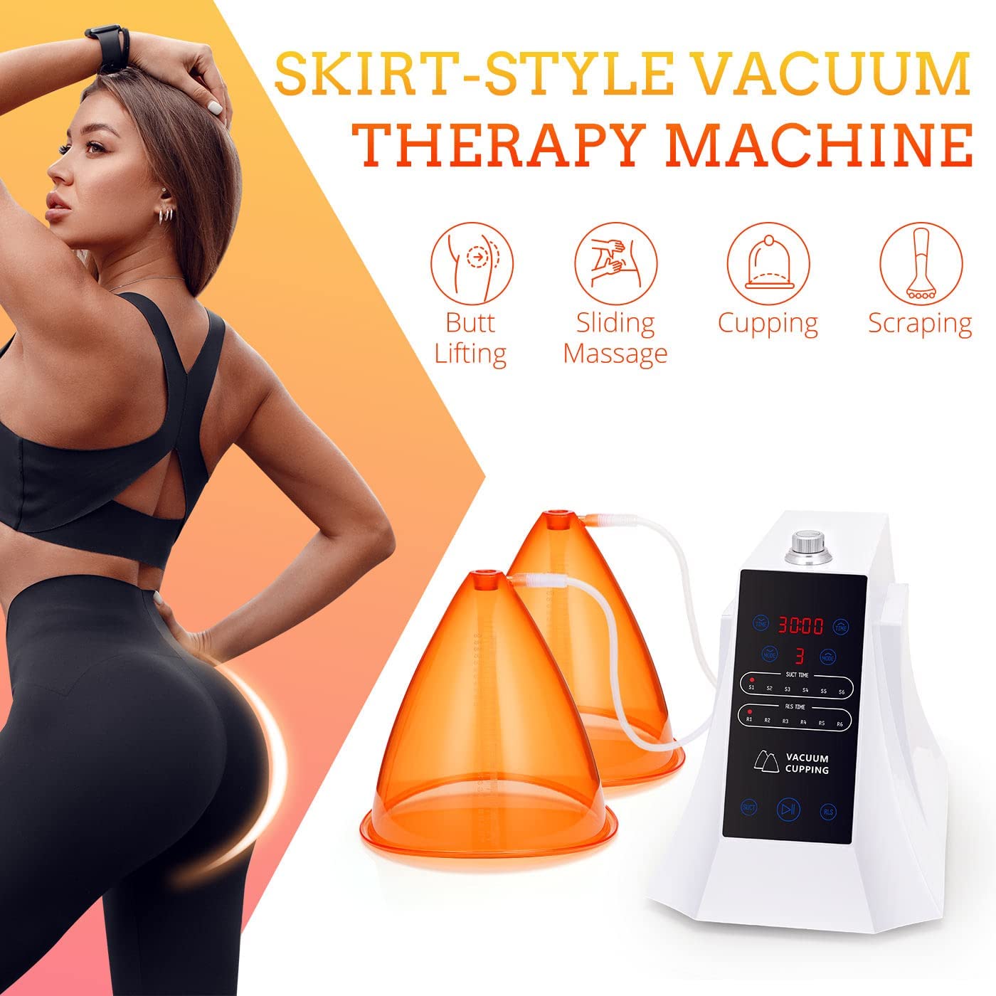 Vacuum Therapy Butt Lifting Machine Spa Use