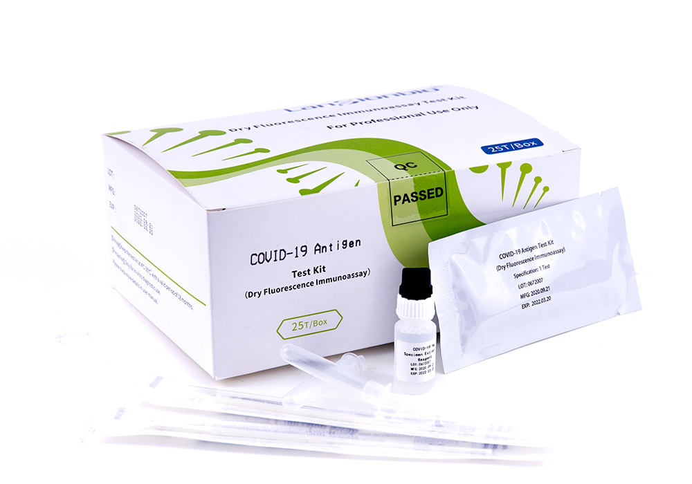 COVID 19 Antigen Test Kit Dry Fluorescence Immunoassay Company