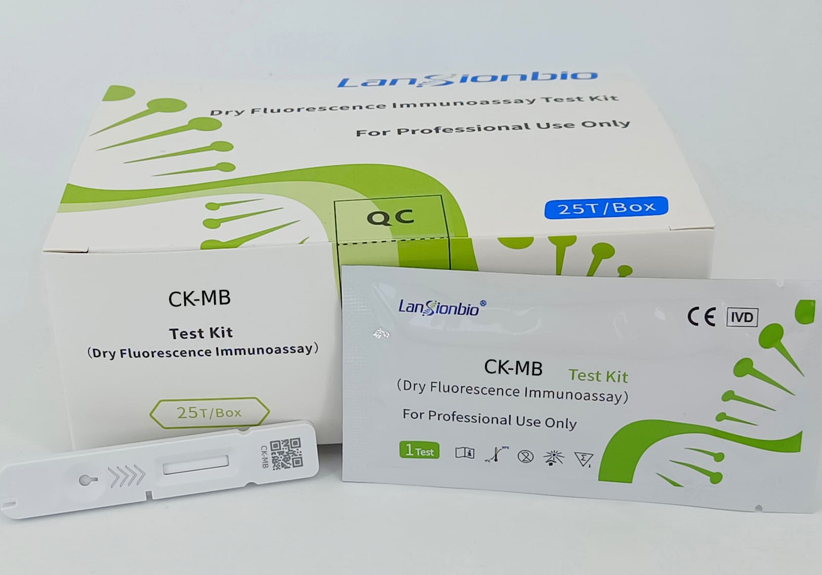 CK MB Test Kit Dry Fluorescence Immunoassay Company Lansion