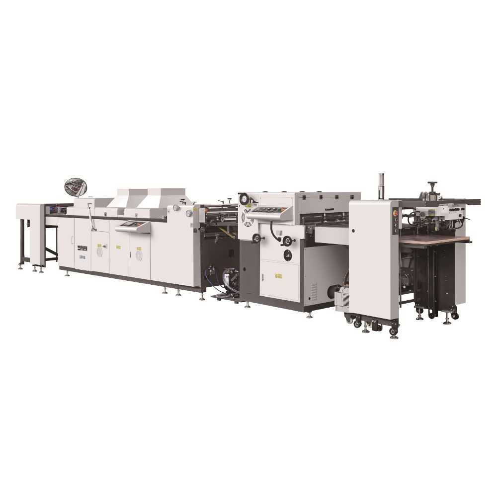 Sgz Uv X A Automatic Spot Uv Roller Varnish Oil Coating Machine For