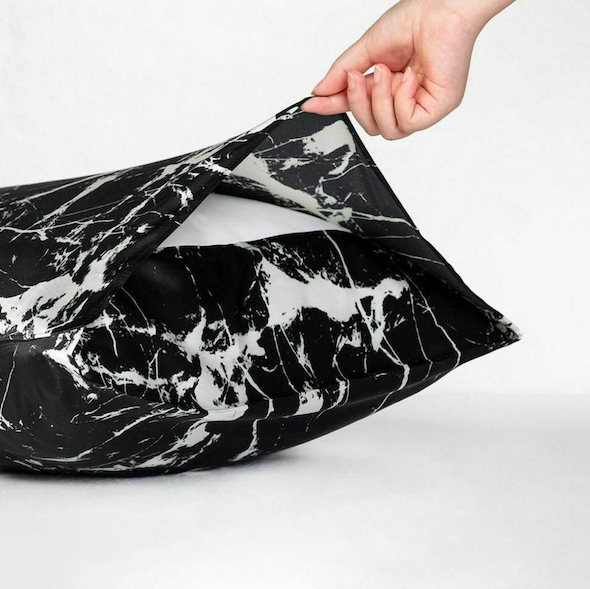 Marble printing 100% Mulberry silk pillowcase