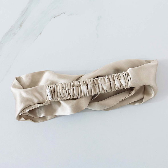 100% silk hair headband