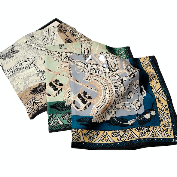 100% pure silk scarf