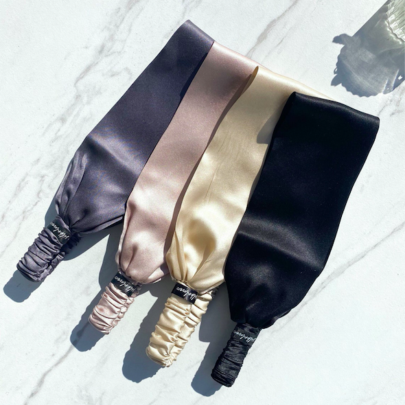 Grade 6A 100% silk headband