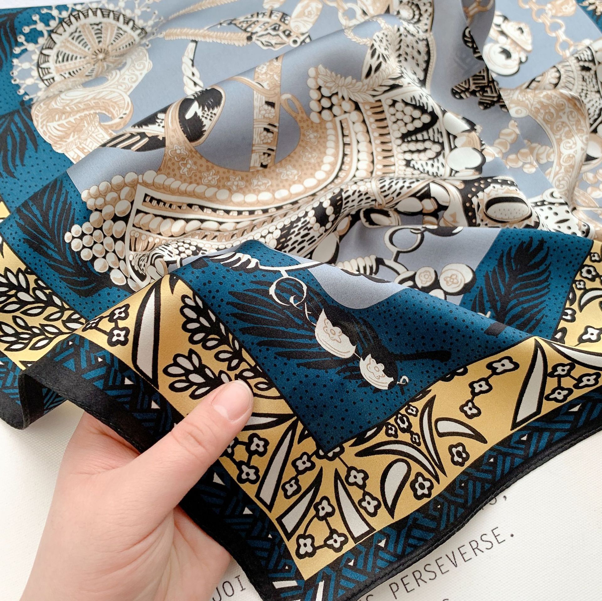 100% silk scarf