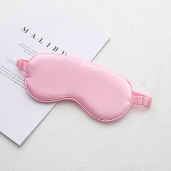 Silk Sleeping Mask Cover Eye Patch Solid Bandage