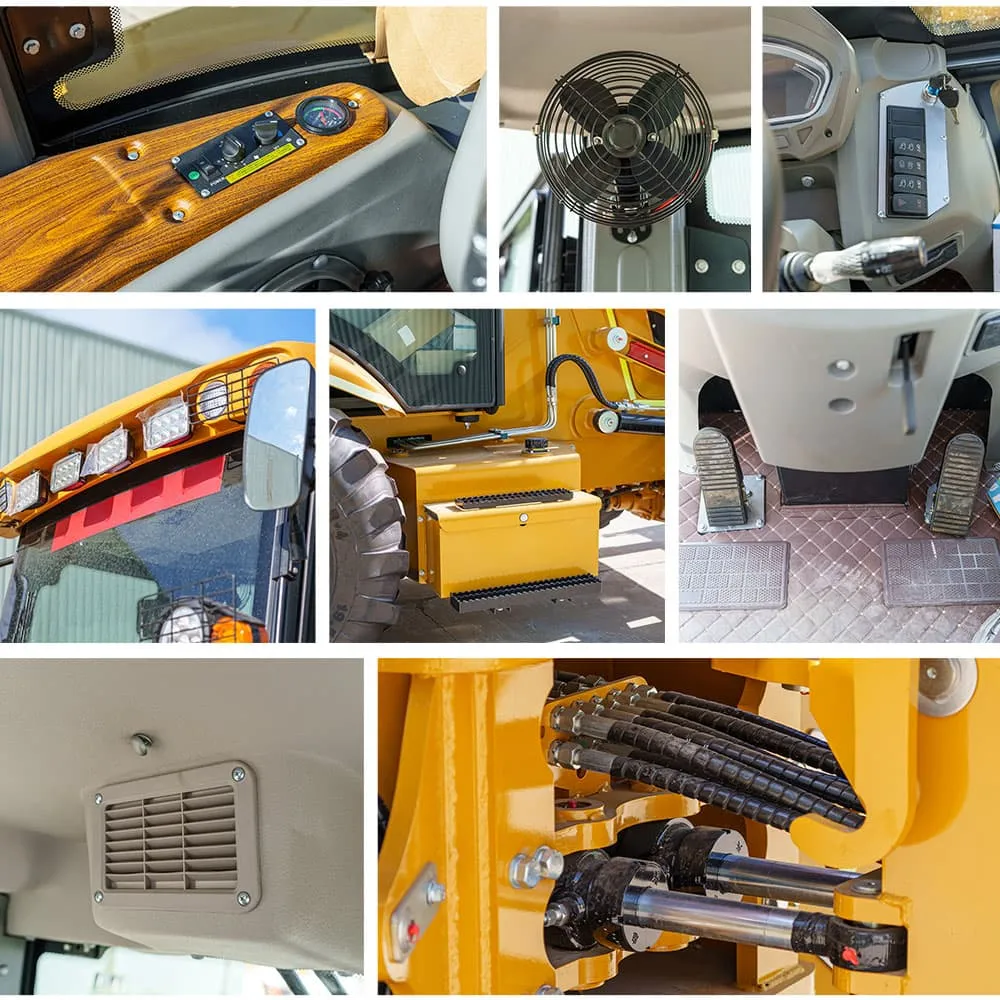 HTBL810 Backhoe Loader: Built in a 110,000m² Facility with ISO/CE/SGS/TUV/BV Certification