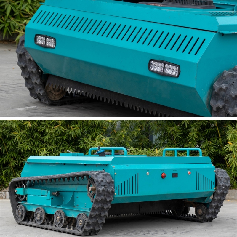 HT-1010 crawler remote control lawn mower