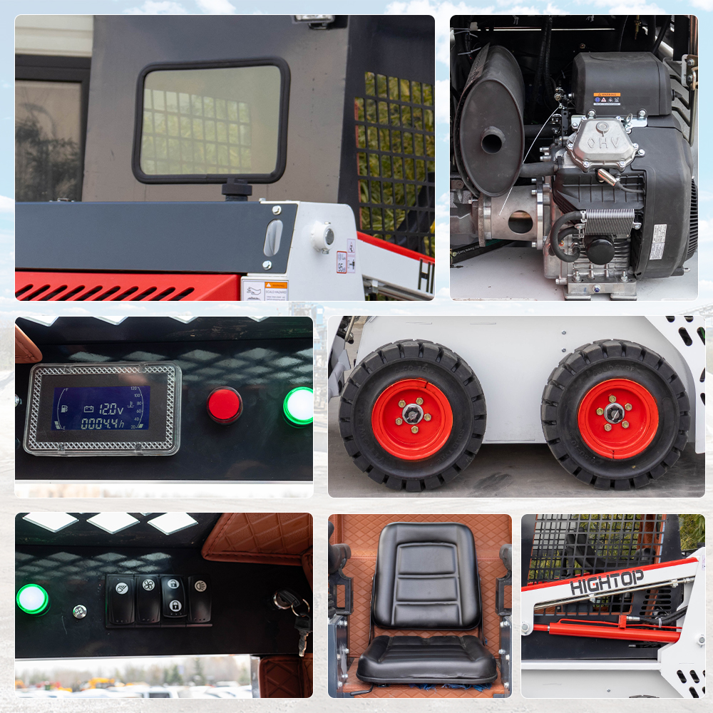 HT-L25 Wheeled Skid Steer Loader