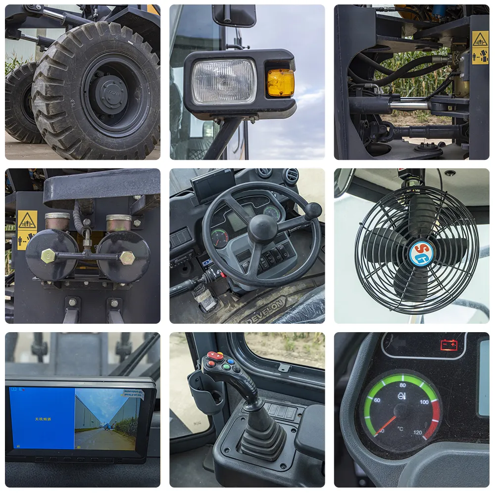 HTWL320 Wheel Loader: Manufactured in a 110,000m² Facility with ISO/CE/SGS Certification