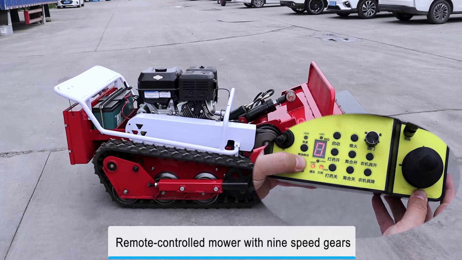 HHT-80S Remote Control Mower | Sensitive Response, Speed Cruise | Hightop