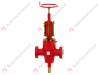 Flat gate valve