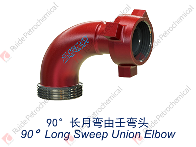 Long sweep union elbow