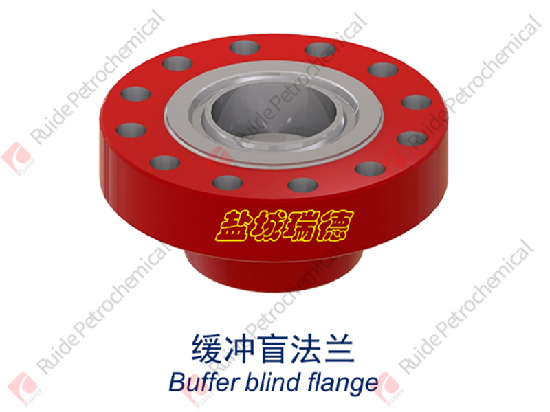 Buffer blind flange
