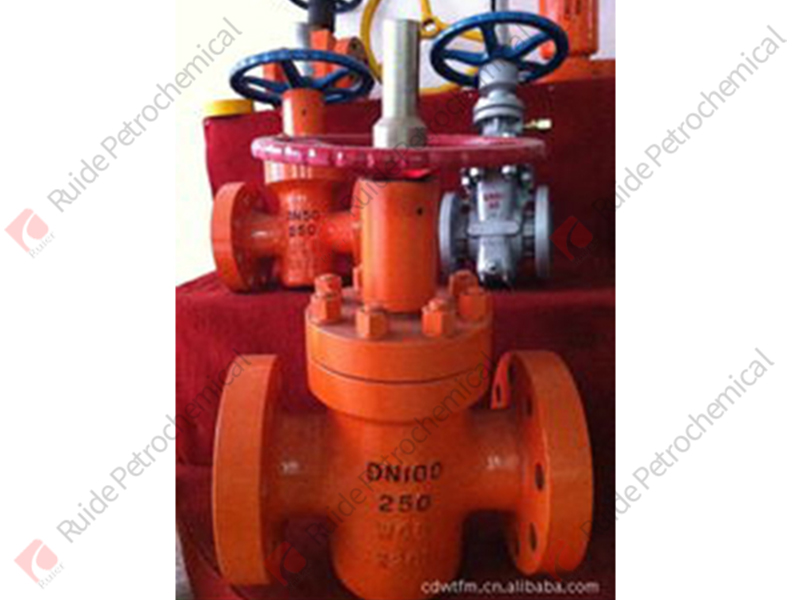 Flat gate valve
