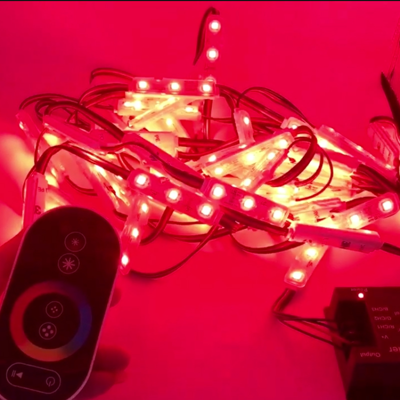 Acrylic rgb led lights modules outdoor led injection modules light for