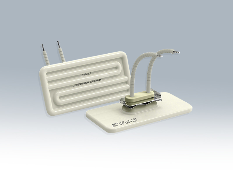 Flat ceramic infrared heating element Model：TB-PK/3