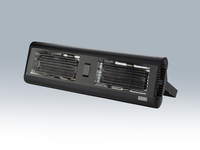 Multipurpose ceramic infrared heater giving off no visible light