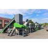 Waste plastic recycling washing line