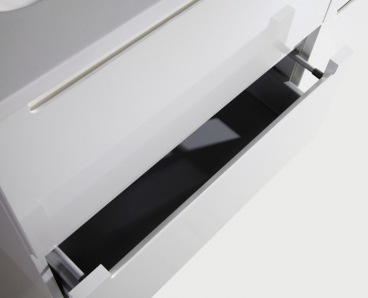 Double Sink White Bathroom Cabinet Bath Vanity