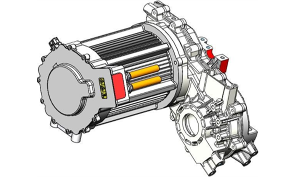 Peak 20/25/29kw Low Voltage Air Cooling PMSM Motor for Passenger Cars