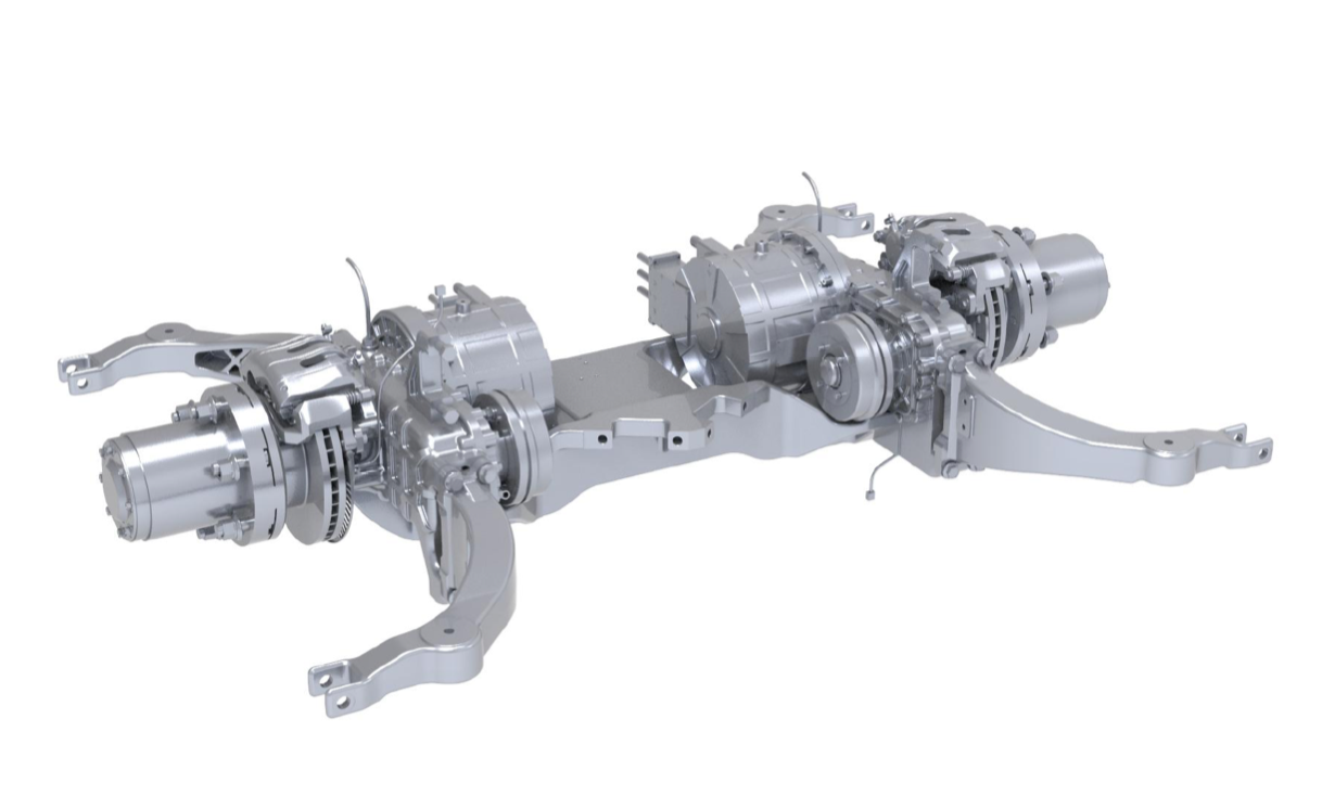 110kw 120kw Electric 3.5T Light Truck Integrated Differential Rear Axle E axle