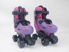 Quad Purple Pink 901 Double Button Quad Roller Skate