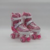 Stitching Shell Adjustable Soft Boot Roller Skate QSB-25SC01