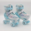 Stitching Shell Adjustable Soft Boot Roller Skate QSB-25ELS05