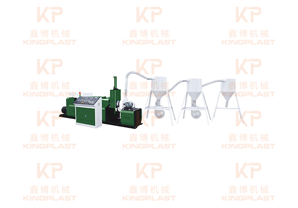 Air Cooling Hot Cutting Plastic Film Recycling Machine
