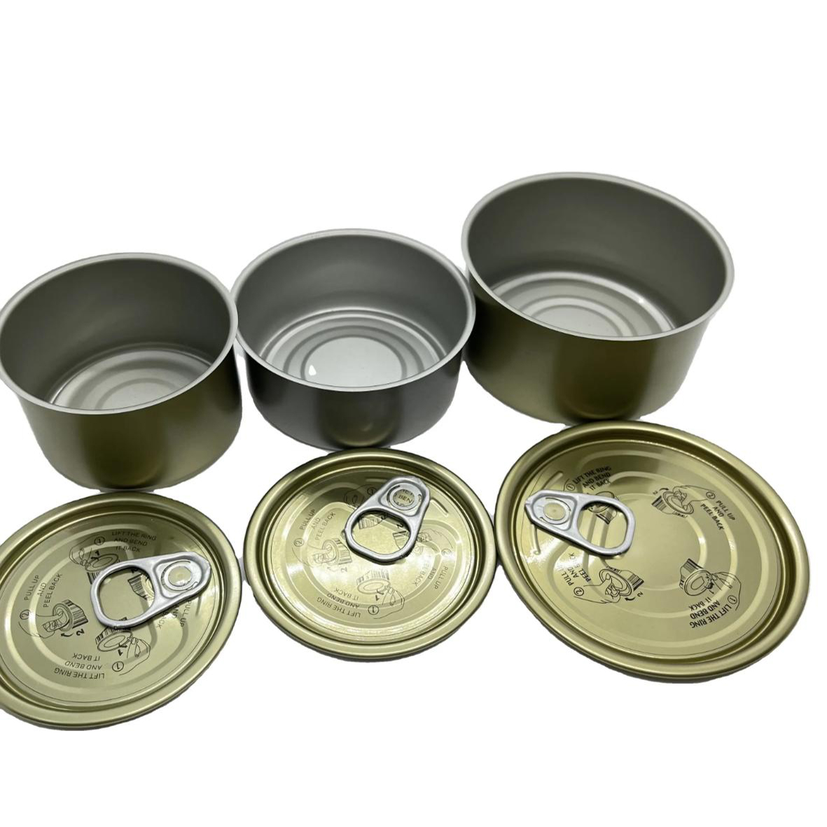 Tinplate Round Paint Can with Ring Lid Bottom