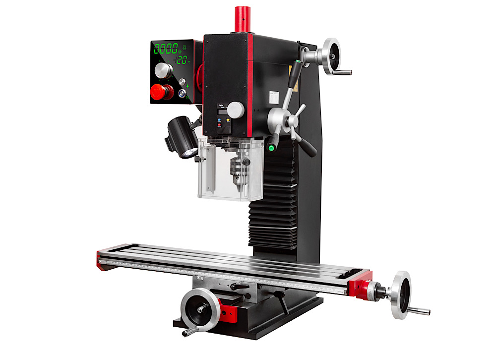 SX27 Banco Fresadora Taladro- Pantalla de Espejo LED