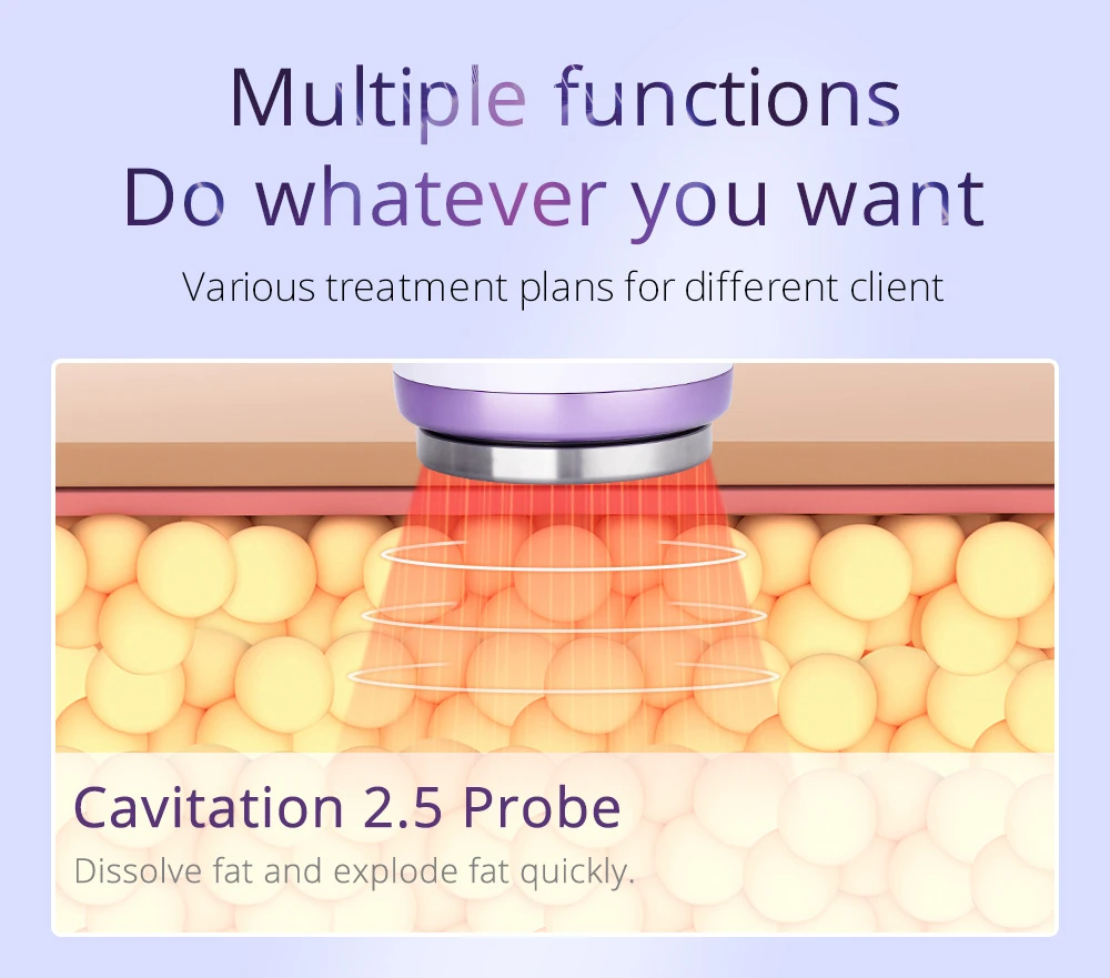 9 In 1 Cavitation Ultrasound Body Sculpting Face Care Device