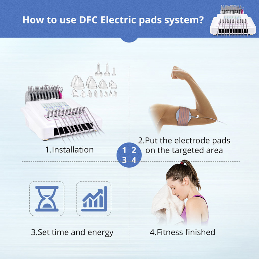 EMS Vacuum Therapy Body Contouring Muscle Building Machine