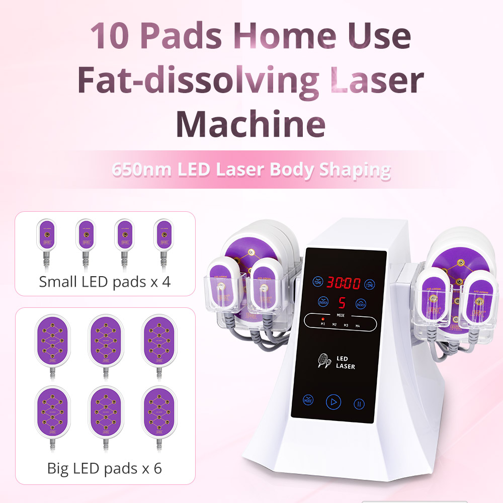 8 Pads 5MW Laser Lipo Body Sculpting Machine