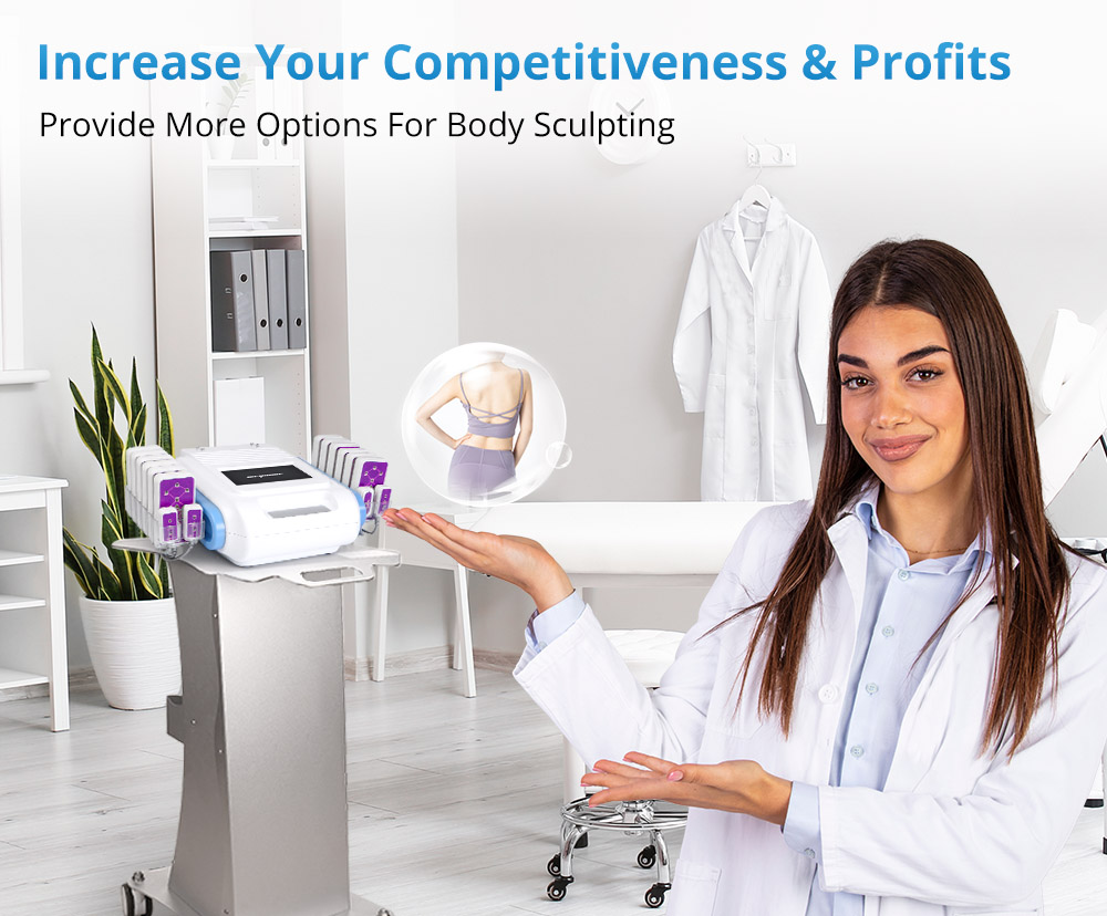 16 Pads 160MW Laser Lipo Body Contouring Machine