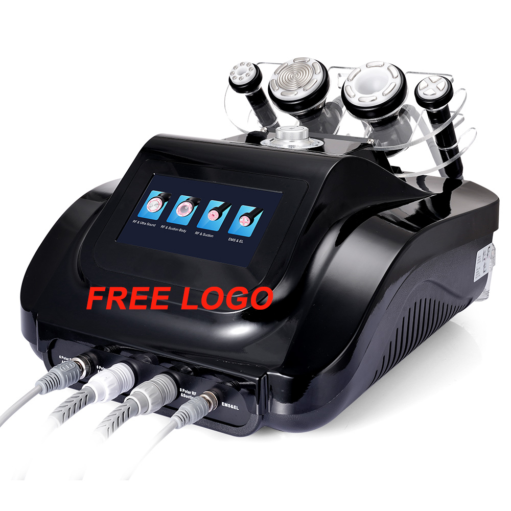 Black S Shape 30K Cavitation Body Contouring Machine
