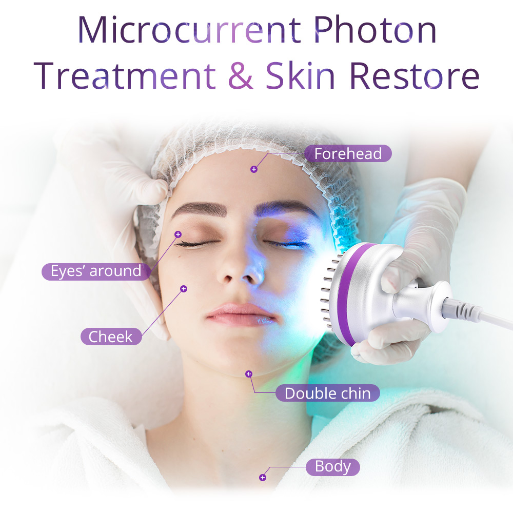 9 In 1 Cavitation Ultrasound Body Sculpting Face Care Device