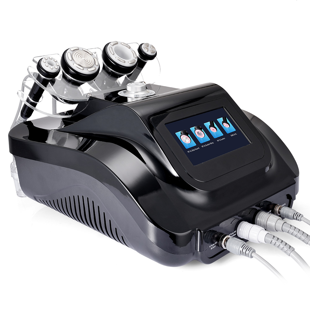 Black S Shape 30K Cavitation Body Contouring Machine