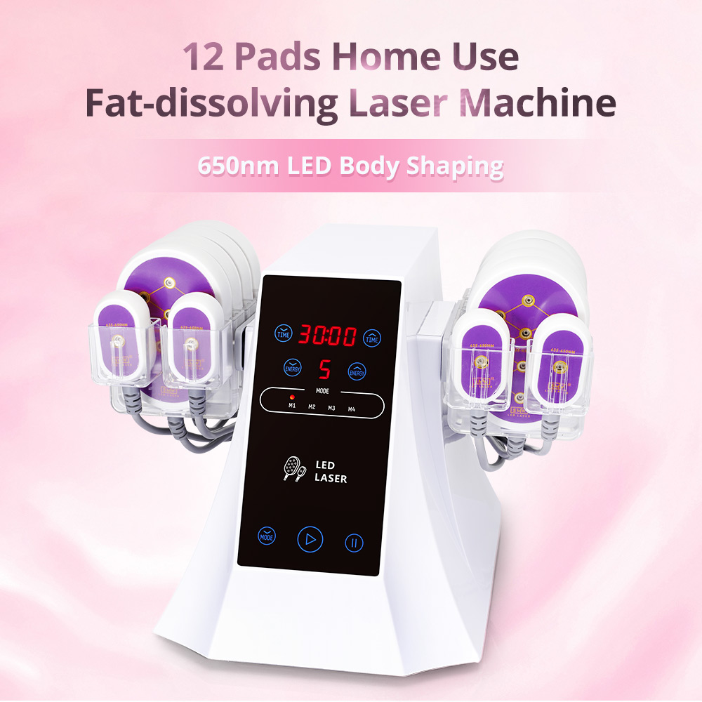 12 Pads Laser Lipo Body Contouring Machine