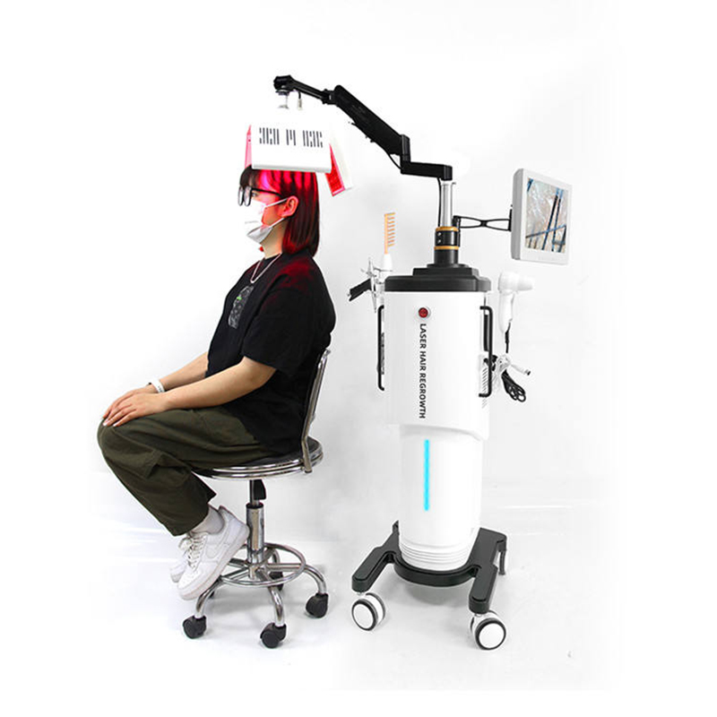 Professional 650nm Diode Laser Red Light Therapy Hair Growth Machine