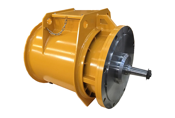 Scraper winch electric motors