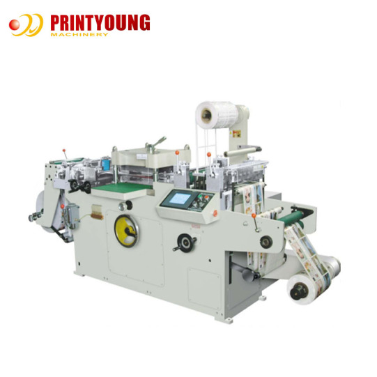 Machine de découpe d'étiquettes WQM-320G (LOGO) pour boîte à pizza à enveloppe en papier et carton en carton