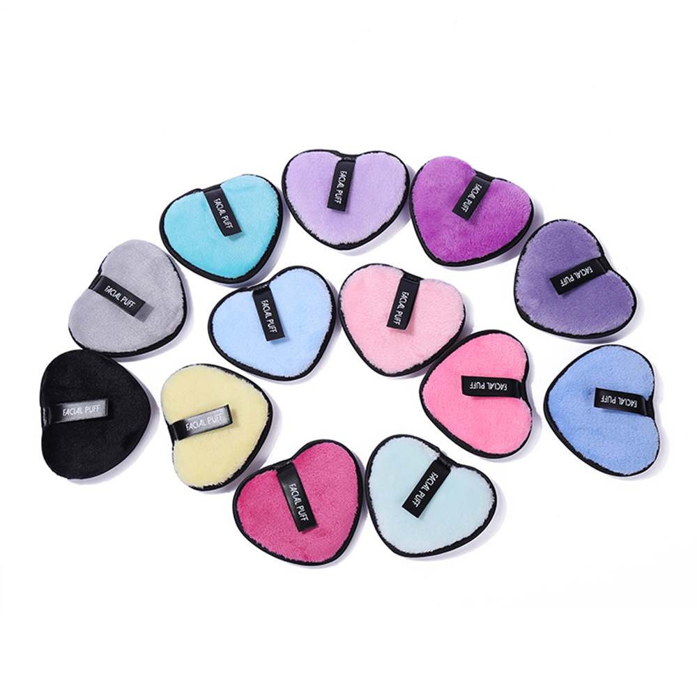 Reusable Soft Makeup Remover Pads for All Skin - Microfiber Face Rounds Wipes, Facial Cleansing Puffs