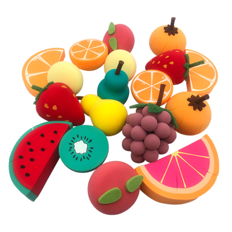 Makeup Sponge Set Fruit Shape Beauty Makeup Foundation Cosmetic Sponge Puff