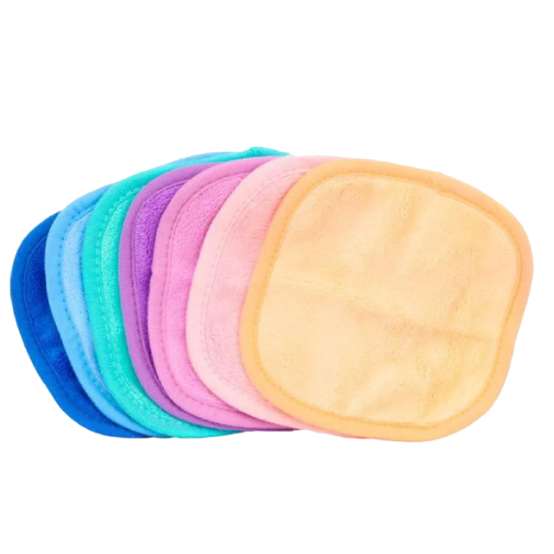 Beauty Make-Up Removing Reusable Cloths For Every Night Of The Week, Super Soft Microfiber Fabric, Machine Washable