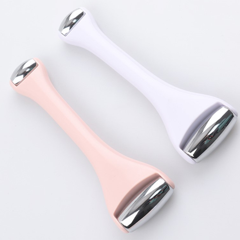 Eye Cream Massager Lifting Face Applicator Portable Handheld Alloy Head Pouches Tightening Roller