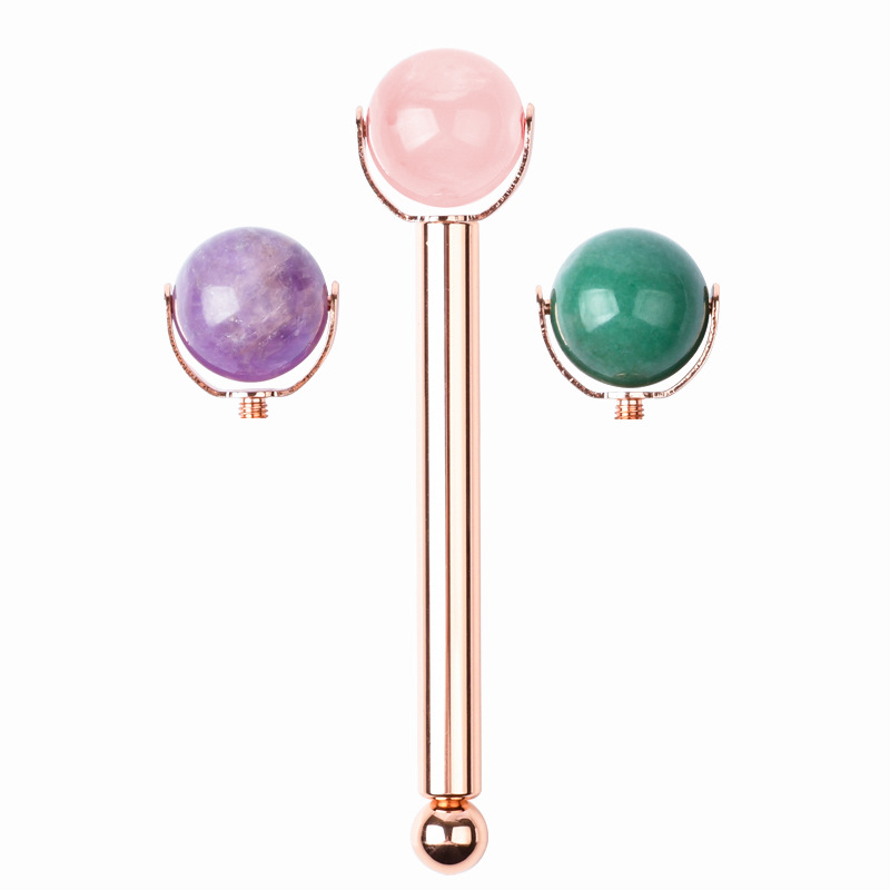 Eye Massage Round Ball Facial Roller Massager Replaceable Set