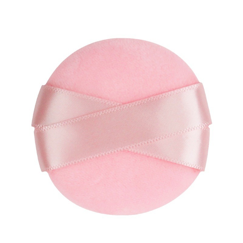 Cotton Velvet Round Puff Plush Makeup Puff