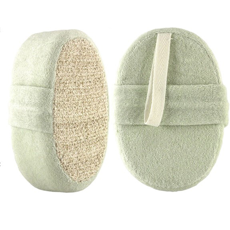 Natural Loofah Sponge Bath Ball Shower Rub Body, Easy To Use, Durable, Remove Impurities, Works Great On Elbows And knees.